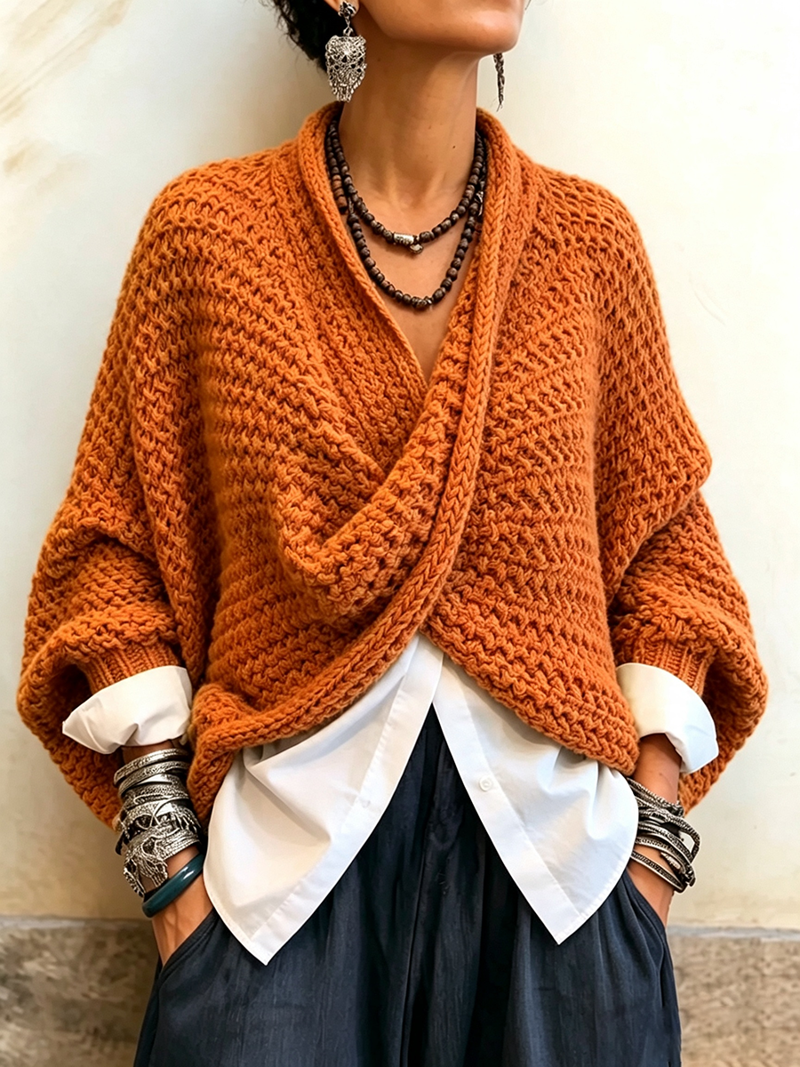 Maglione Elara arancione