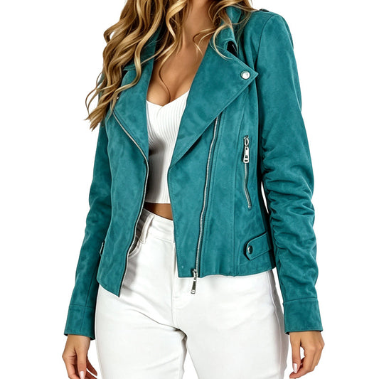Carlotta - Giacca slim fit con rever - Blu